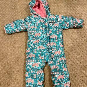 Columbia Infant Bunting Baby girl snowsuit